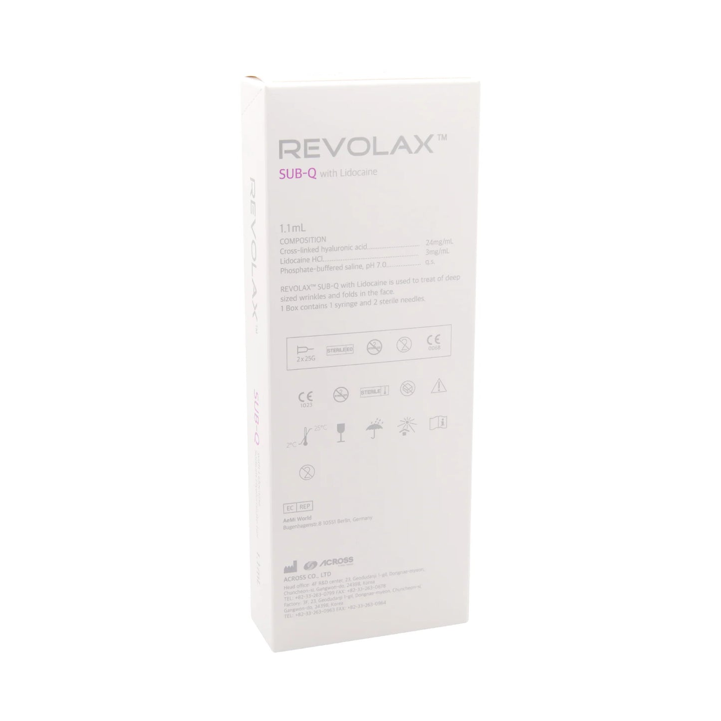 Revolax Sub-Q with Lidocaine (1x1ml)